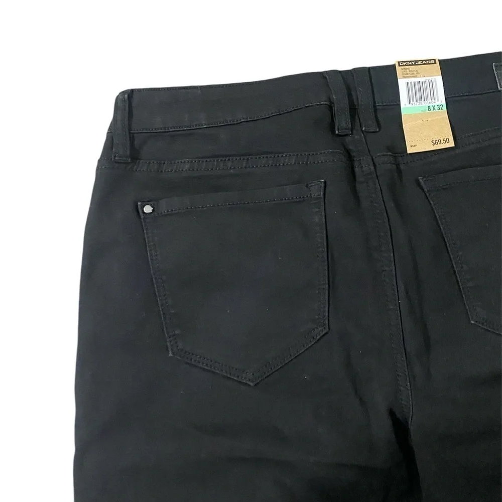 Women Black DNKY Mercer Jean Curvy Fit size 8x32 - Picture 4 of 9